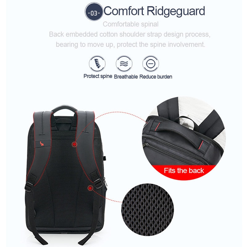 OIWAS Men Casual Business Laptop Backpack