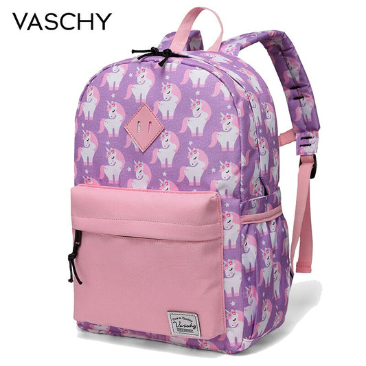 VASCHY Little Kid Backpacks for Boys and Girls with Chest Strap